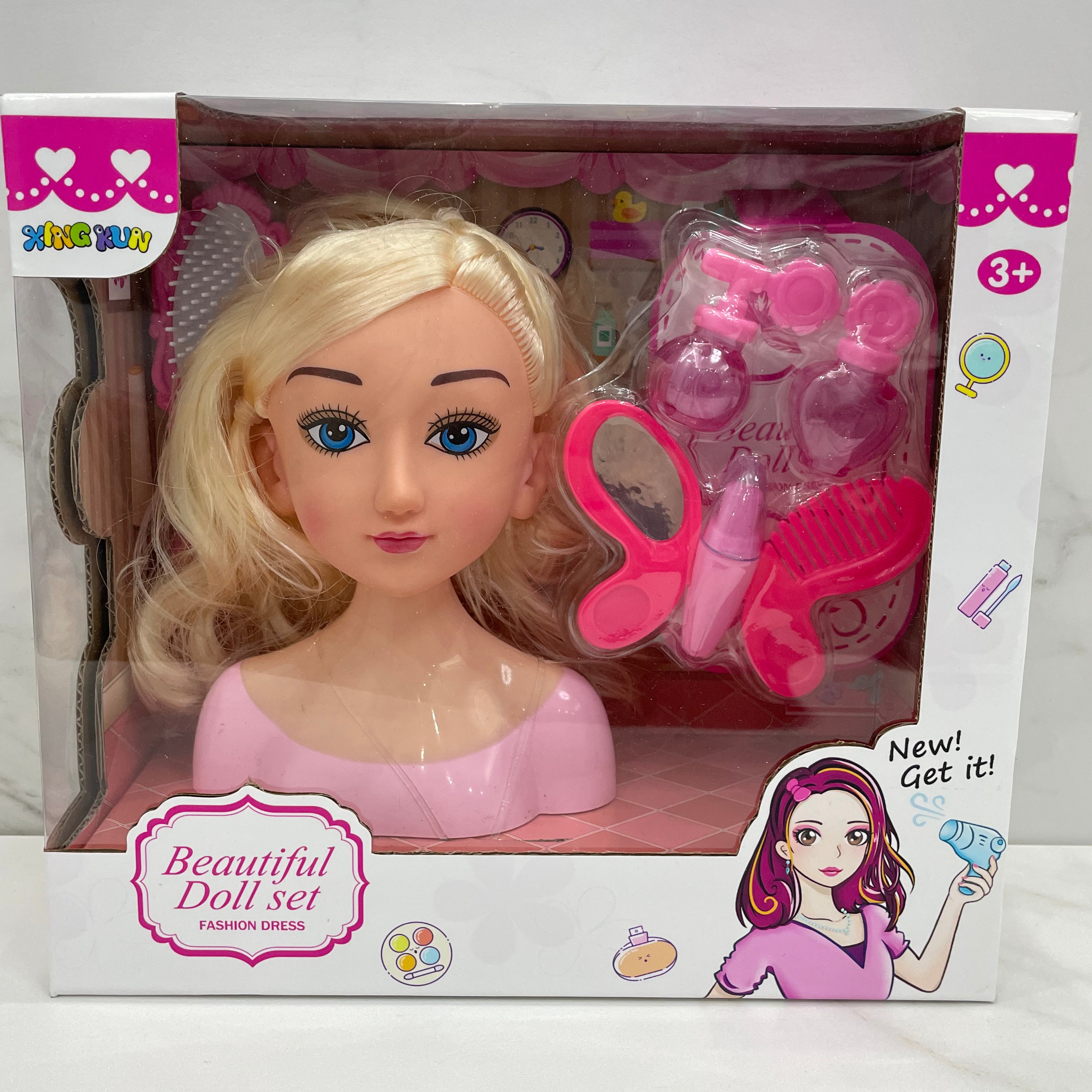 Family dolls, girls' toy sets, changing outfits