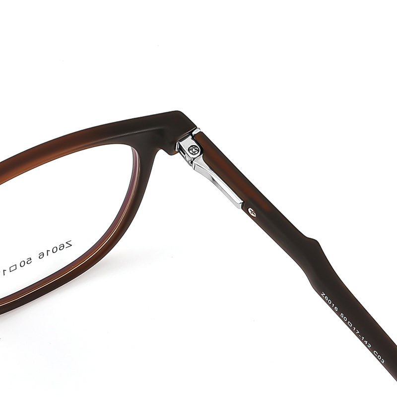 Danyang Wholesale women's TR90 material circular eyeglass frame spring hinge Z6016