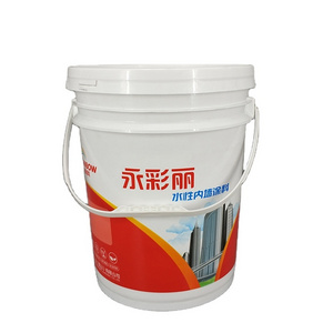 20L 25L Food Grade 5 Gallon 7 Gallon plastic buckets with handle paint plastic pail