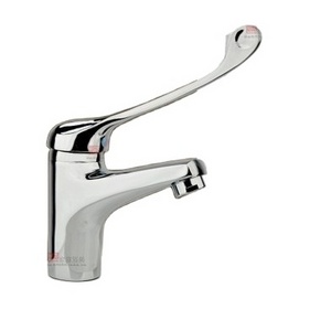 good price deck mounted long handle medical hospital water basin taps faucet