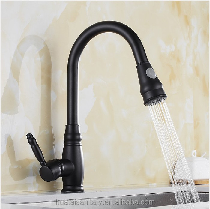 CUPC Spray Sprayer Tap Pull Down Sink Kitchen Mixer Pull Out Faucet High Brushed Brass Commercial Modern Graphic Design Ceramic