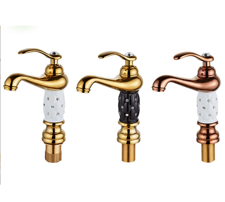 colorful brass jade small coloured cheap taps tap mixers bathroom marble basin mixer faucet