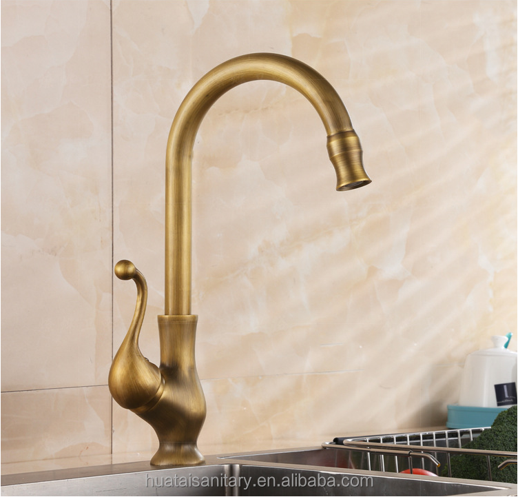 high quality pipe antique bronze brass luxury 2022 mixer water tap sink kitchen taps faucet