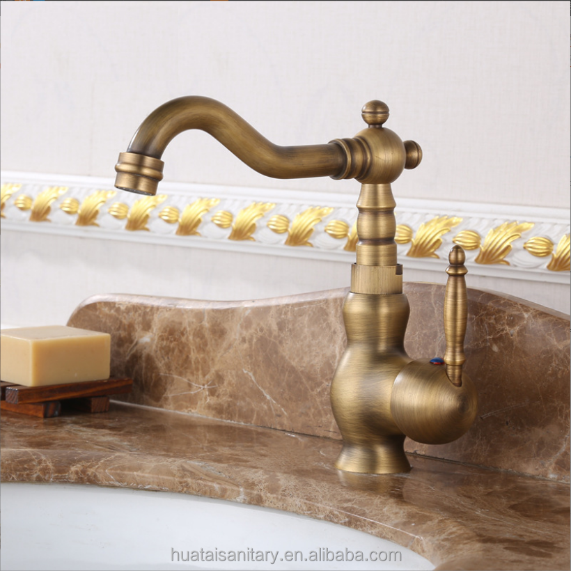 high quality pipe antique bronze brass luxury 2022 mixer water tap sink kitchen taps faucet