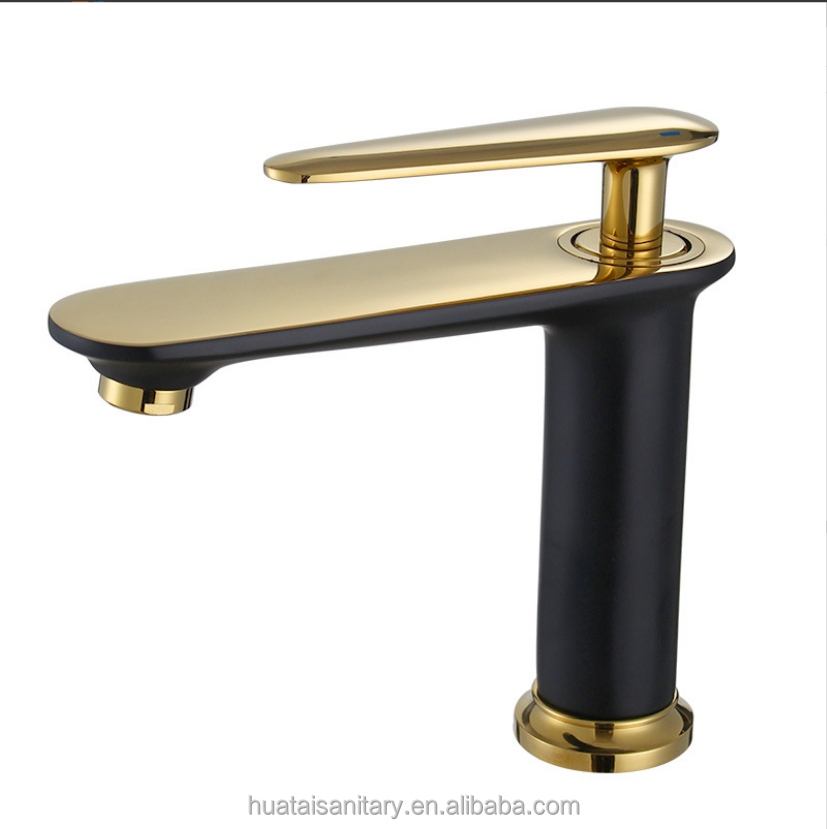 kit luxury special design bathroom swan shape deck project golden brass gold basin faucet tap mixer