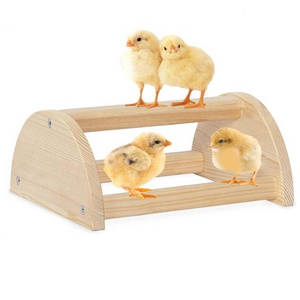 Bird Perch Strong Thicken Wooden Roosting Bar for coop and brooder Easy to Assemble Fun Toys for Chick