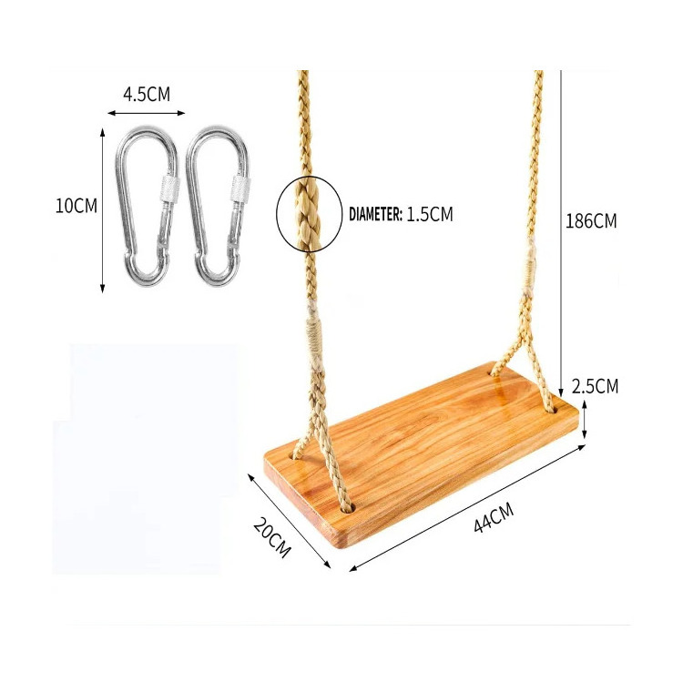 indoor wooden swing seat heavy duty wooden tree swings for kids adult children outdoor