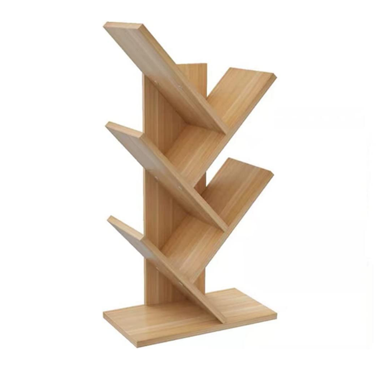 2022 new design 5 shelves tree book storage rack floor standing bookshelf for bedroom