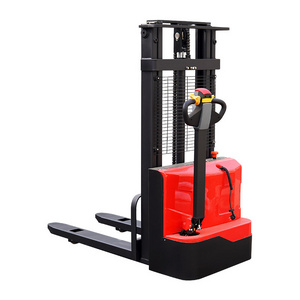 electric pallet stackerwarehouse automatic stacker 1ton1.5 ton electric pallet stacker full electric self lifter pallet stacker