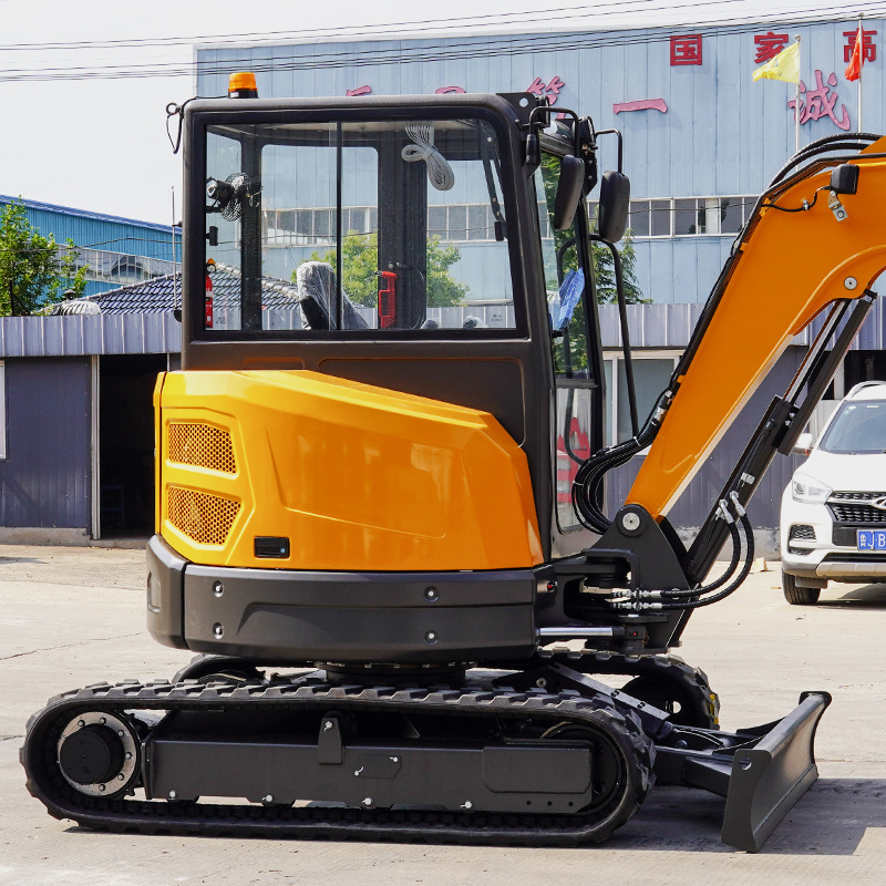 free shipping 3.5ton excavators mini Multifunction excavator used digger machine parts kubota 3ton 7ton bucket excavator