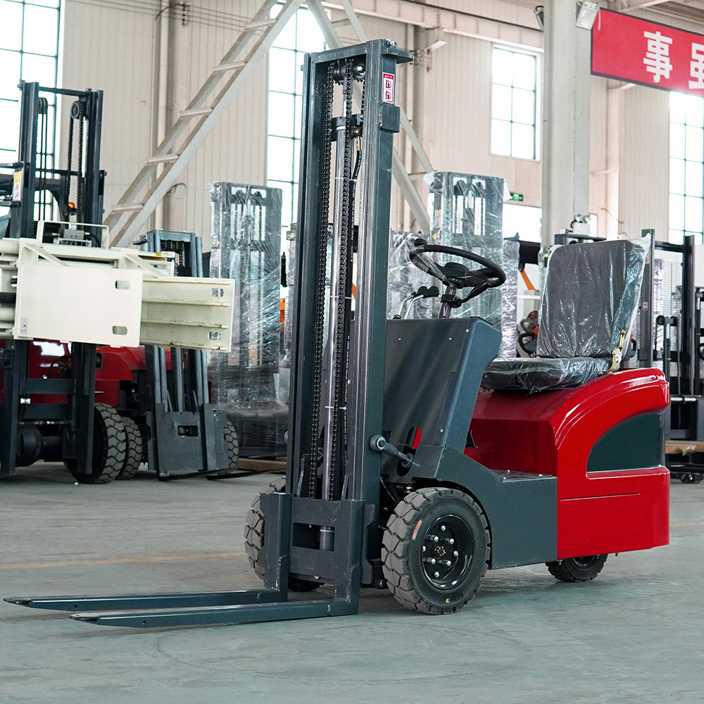 compact forklift cheap price narrow aisle 0.8ton 800kg 3 wheels small electric forklift size mini electric forklift 500kg price