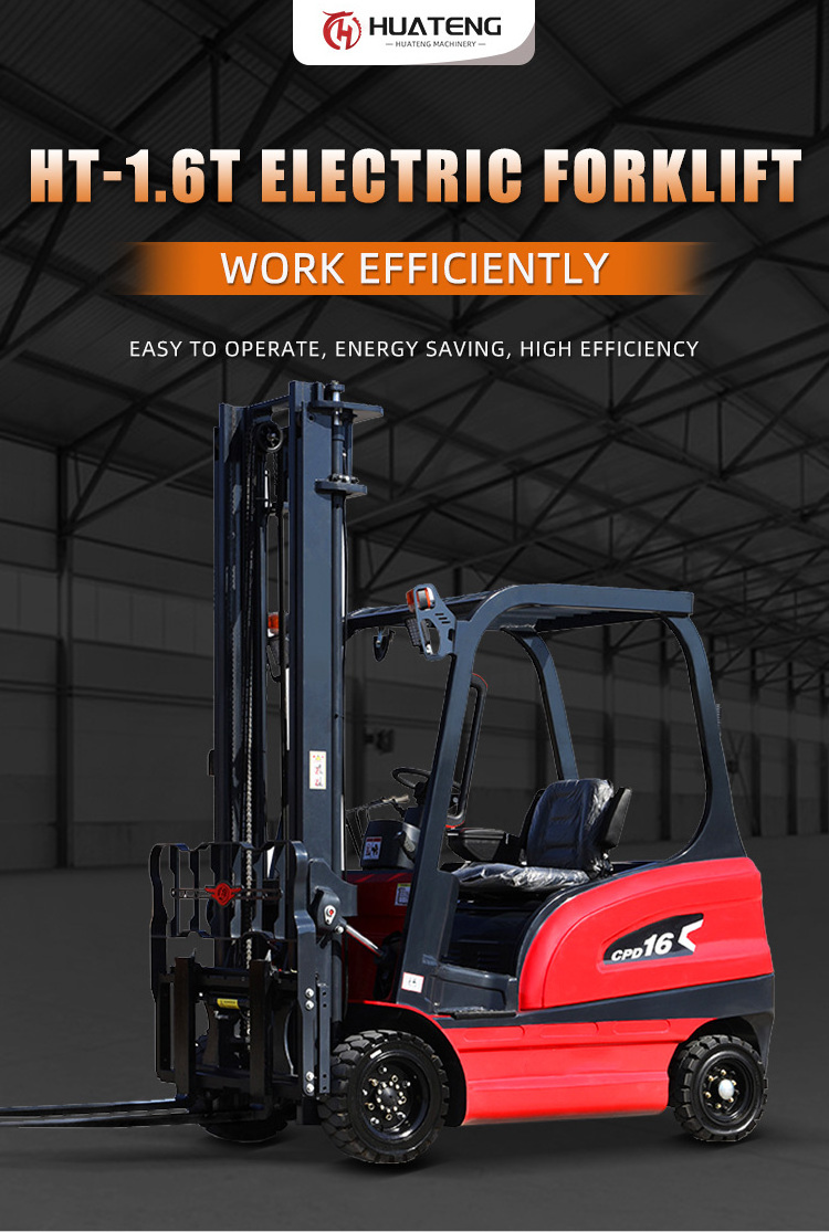 Electric Forklift 1.5ton, 2ton,3ton, 3.5ton Capacity Fork Lift Truck Hydraulic Stacker Trucks for Sale electric forklift lift 6m