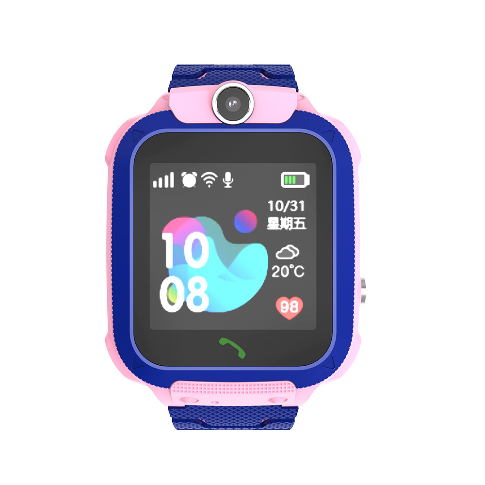 Hot selling gps tracker smart watch for kids monitor mobile phone ios android with google map no monthly fee TD27