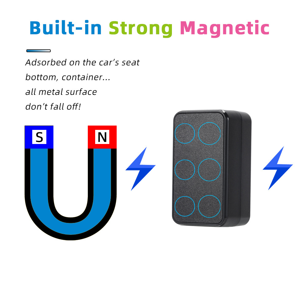 Portable mini strong magnet 4G GPS tracker 3000MAh long lasting person/ vehicle/ cargo/ assets GPS tracking device