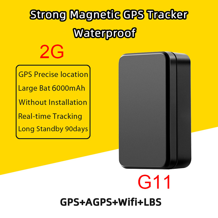 Portable mini strong magnet 4G GPS tracker 3000MAh long lasting person/ vehicle/ cargo/ assets GPS tracking device 3