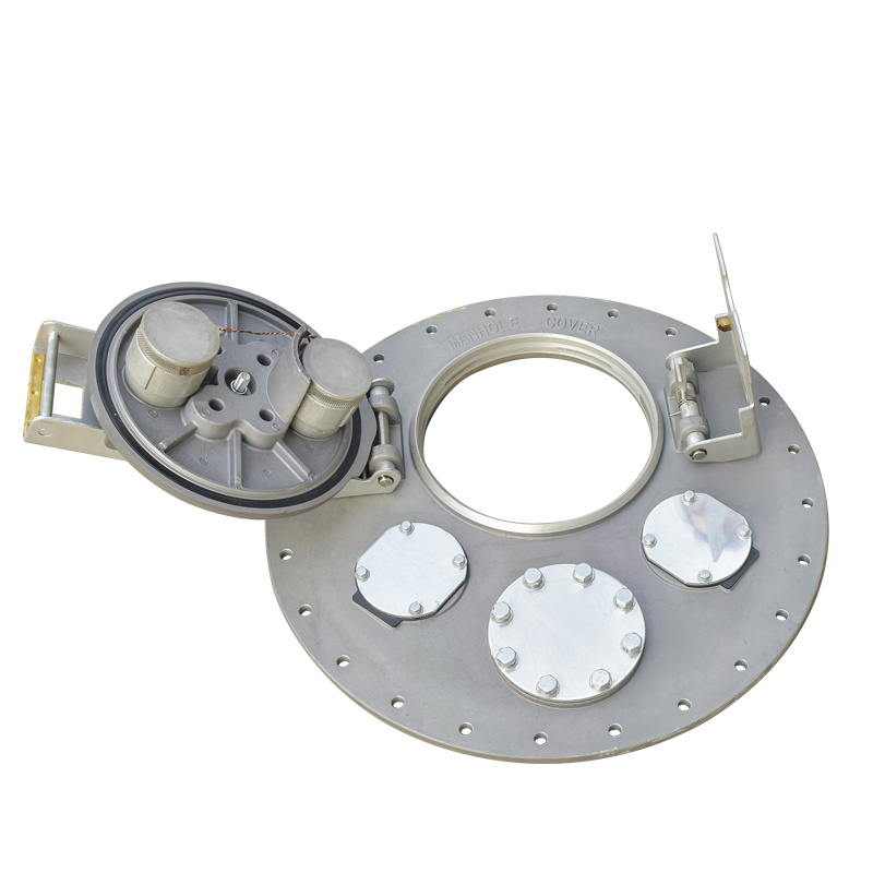 Low price fuel tank Manhole Cover with double breathing valve for Fuel Tanker