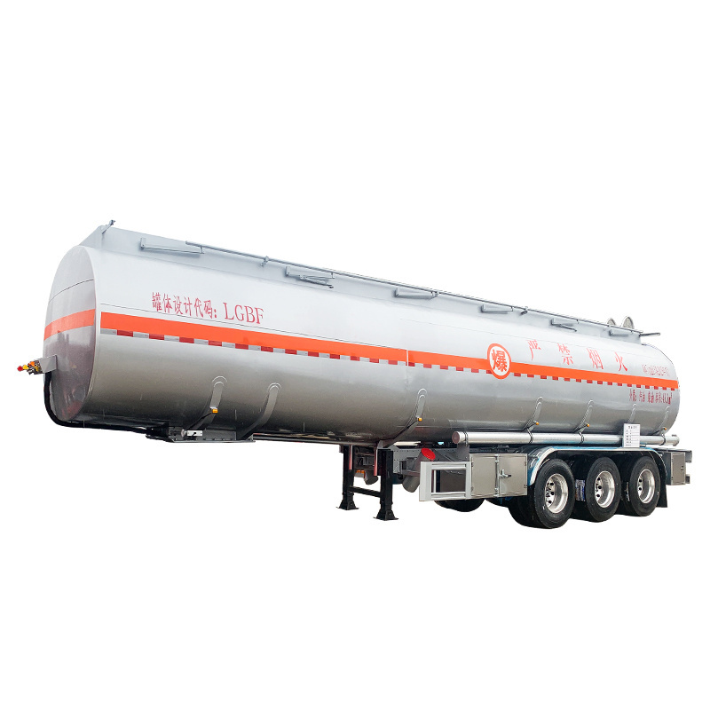 Factory direct sales of large capacity 40000L 50000 liters Diesel Oil Tank Fuel Tanker Truck Semi Trailer