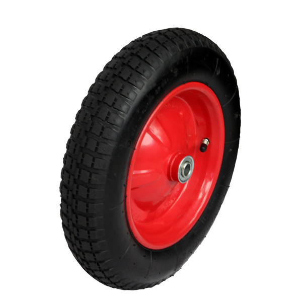 Customized 12 Inch Solid Rubber Wheel for Wheelbarrow Polyurethane Customized Size Free Sample Industry HUATIAN CN;SHN Carton