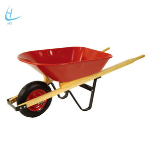 WB4014 wooden handle wheelbarrow, motorized wheel barrow