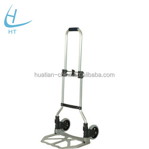 Foldable aluminium warehouse hand trolley HT2102B,foldable stair hand trolley