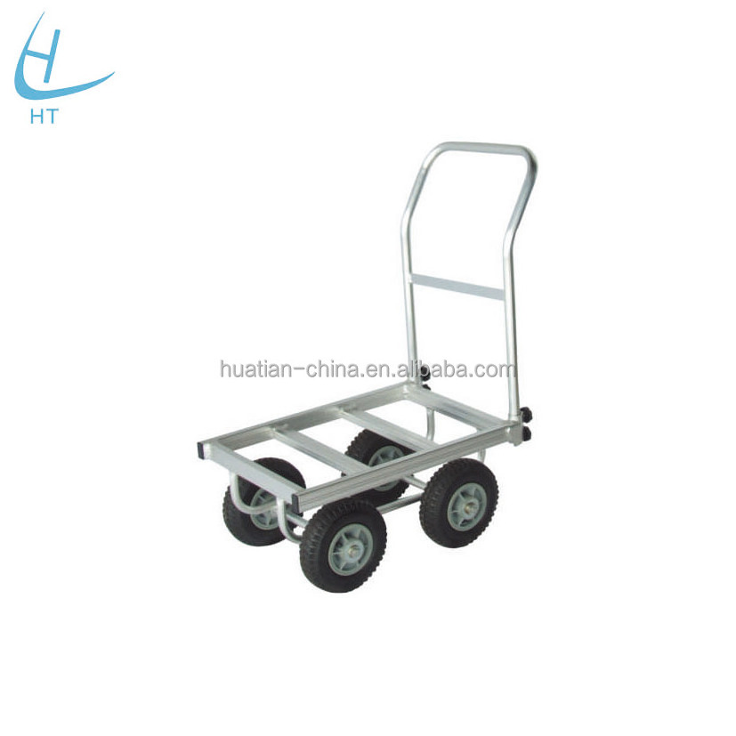 Portable four wheel Tool cart TC4516AL,Aluminum Tool cart TC4516AL,metal wheelbarrow