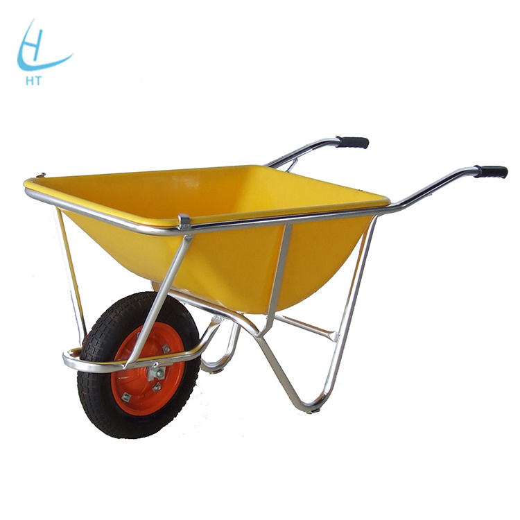 Japanese Wheel Barrow, 120Kg Capacity Aluminum Frame Wheelbarrow