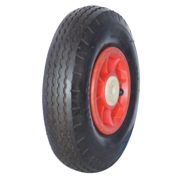 Customized 12 Inch Solid Rubber Wheel for Wheelbarrow Polyurethane Customized Size Free Sample Industry HUATIAN CN;SHN Carton