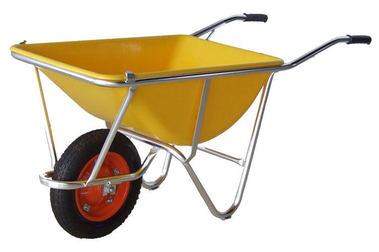 Japanese Wheel Barrow, 120Kg Capacity Aluminum Frame Wheelbarrow