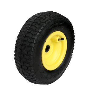 Customized 12 Inch Solid Rubber Wheel for Wheelbarrow Polyurethane Customized Size Free Sample Industry HUATIAN CN;SHN Carton