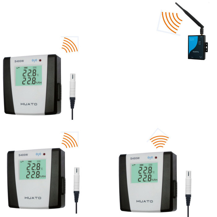 Wireless thermometer data logger monitor  system solution for freezer warehouse