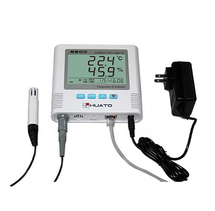 Ethernet thermometer data logger monitor solution for cold storage freezer