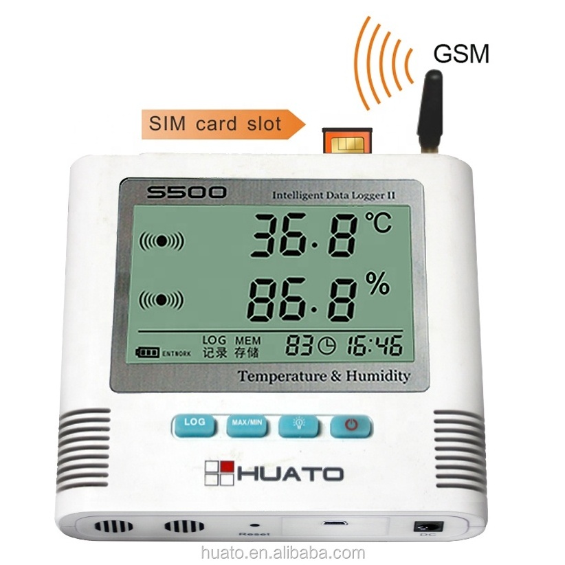 Real-Time transport monitoring LBS S500 location temperature and humidity GSM   With GPS Tracker