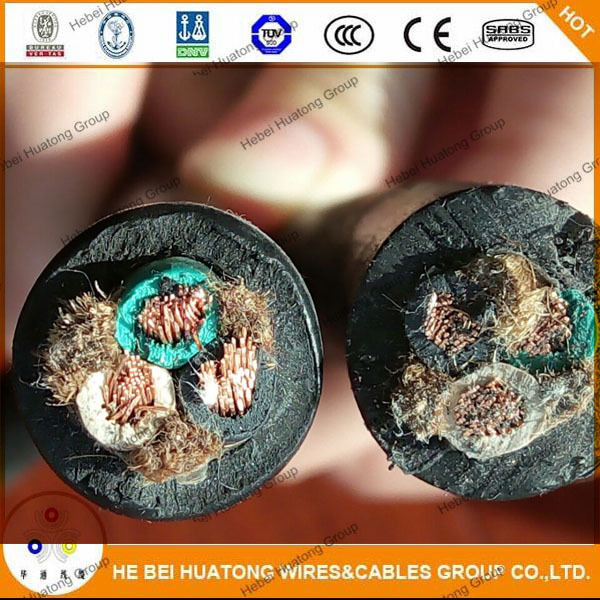 Rubber Sheathed Flexible Cable 600V 3 Core 8 10 16AWG Soow Cable