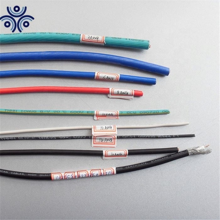 UL CUL listed Thhn/Thwn/Thwn-2 600v 600V THHN Cable AWG Nylon Jacket Electric Cable THHN and THWN THW Wire 14 12 10AWG