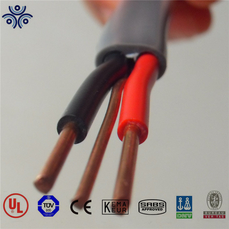 2.5mm PVC Solid Copper House wiring electrical cable Twin and earth Flat cable and wire