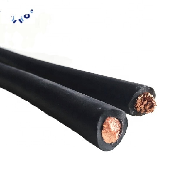 Flexible Cable Welding Cable UL Certification Rubber 10 Awg 2/0 Gauge Awg Copper Power Supply EPDM Stranded Cable Insulated 600V