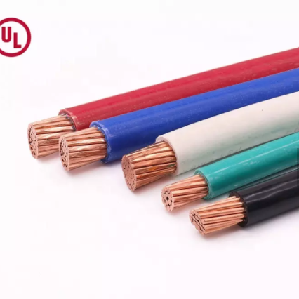 UL listed cUL AWG Wire Factory Price 600V AWG 4/0 3/0 2/0 1/0 1 2 4  THHN THWN Copper Electric stranded wire price