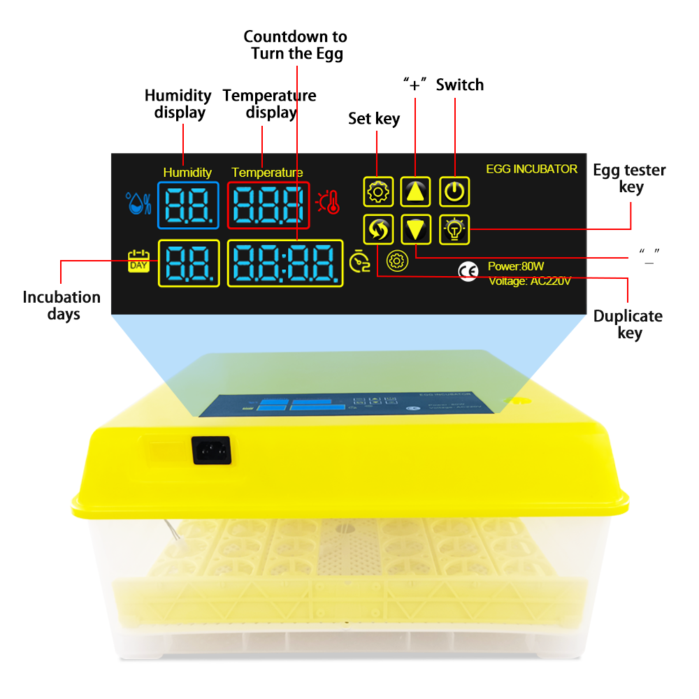 48eggs cheap small egg incubator for sale