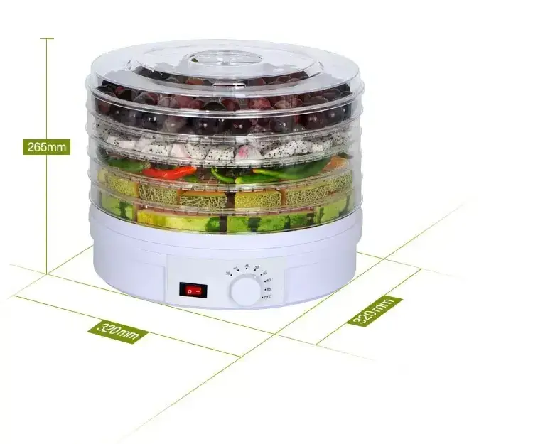 Hot Selling Household Food Dehydrator Machine and Fruit Vegetable Dryer