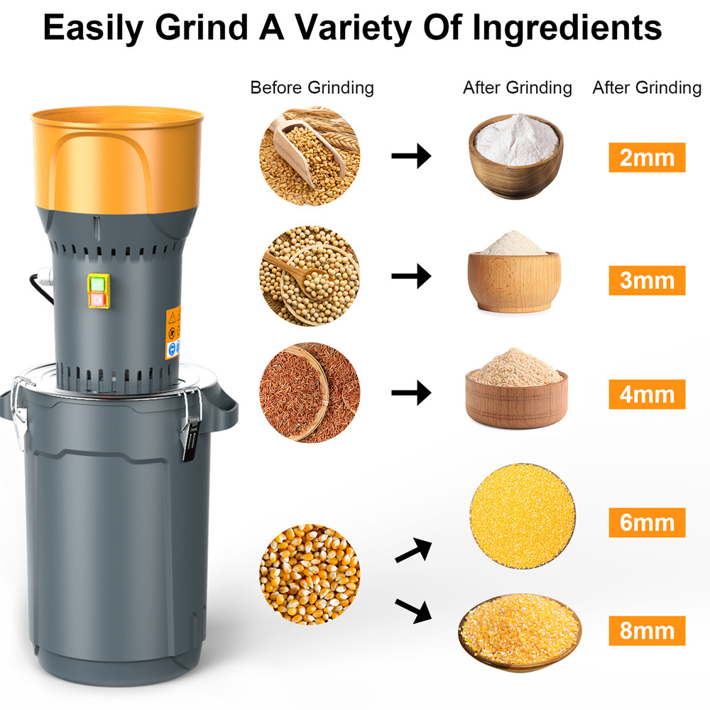 Farm Home Electric Grinder 50L Grain Mill Grinder Corn Grinder For Chicken Feed