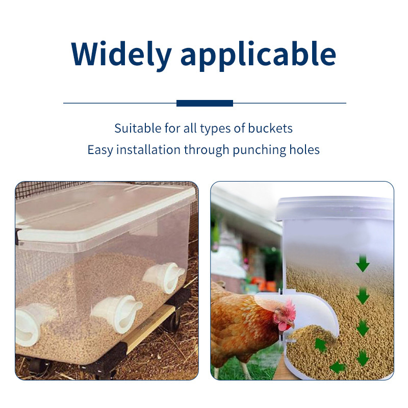 Automatic chicken feeding trough chicken feeding mouth chicken raising equipment