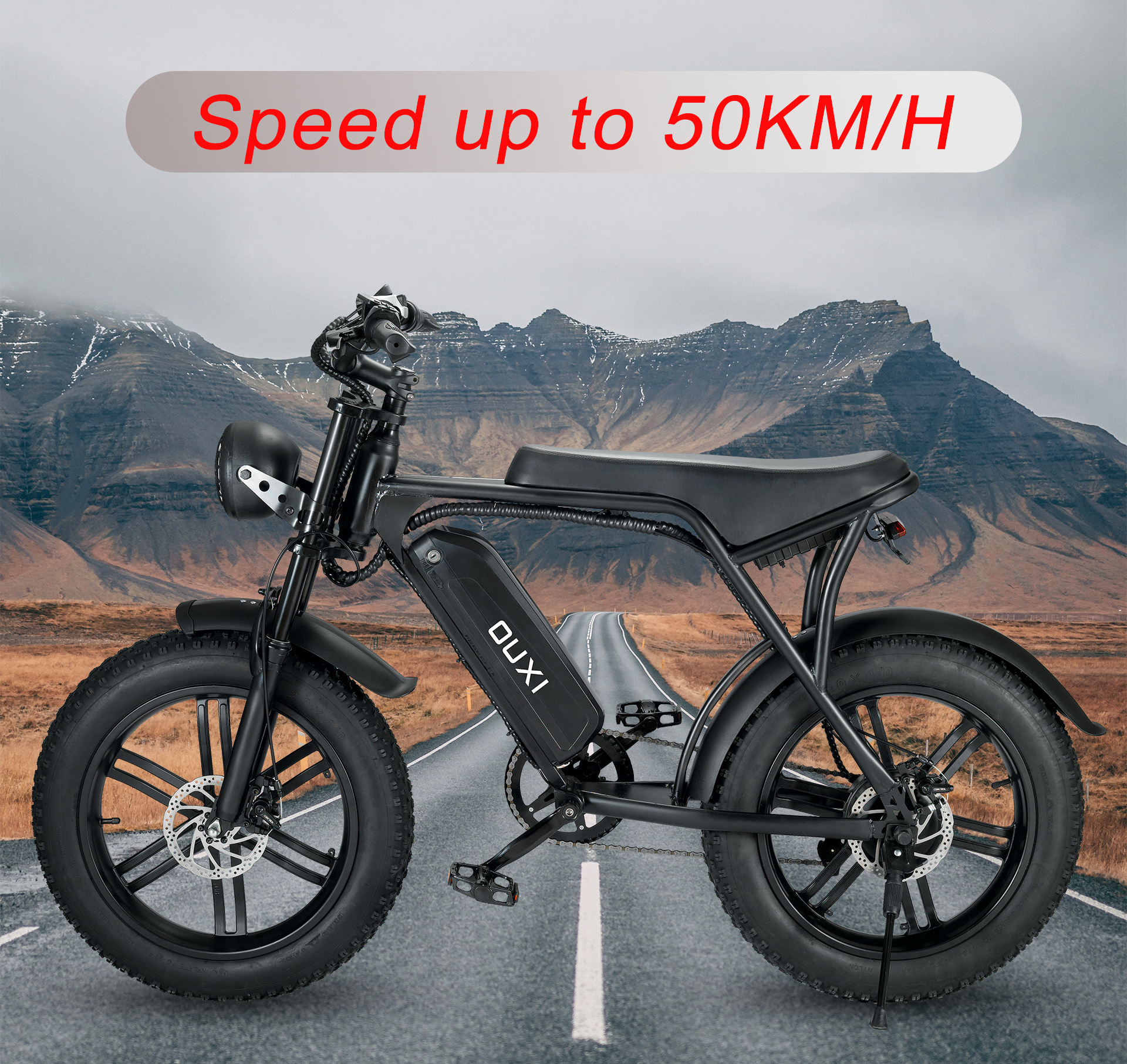 Ouxi V8 electric fat bicycle e-bicycle 48v electric urban bike direct-sale electric bikes