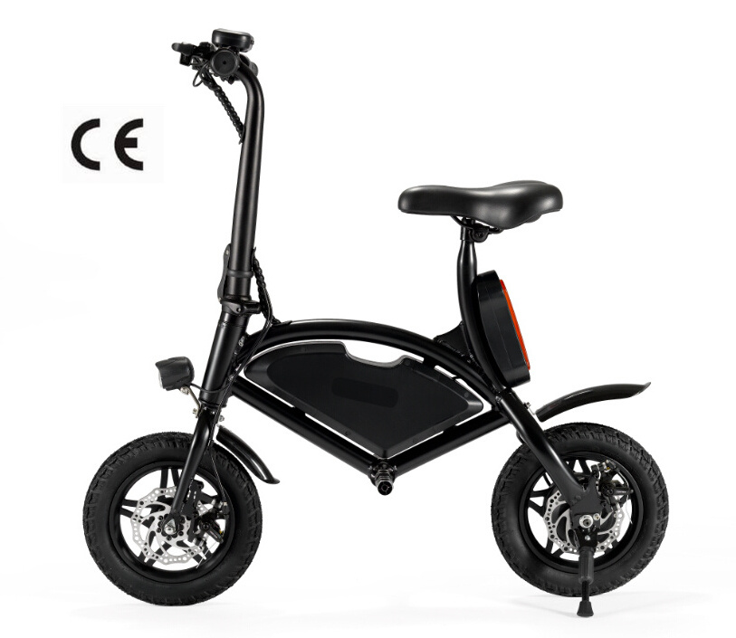 Hidden Battery Fat Tire Electric Pocket Bike 350w Folding Ebike 12 Inch