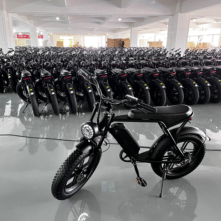 Original Ouxi V8 electric fat tire bicycles bike for adults 48v 70km fat electric city bikes in EU USA warehouse fat tiree bikes