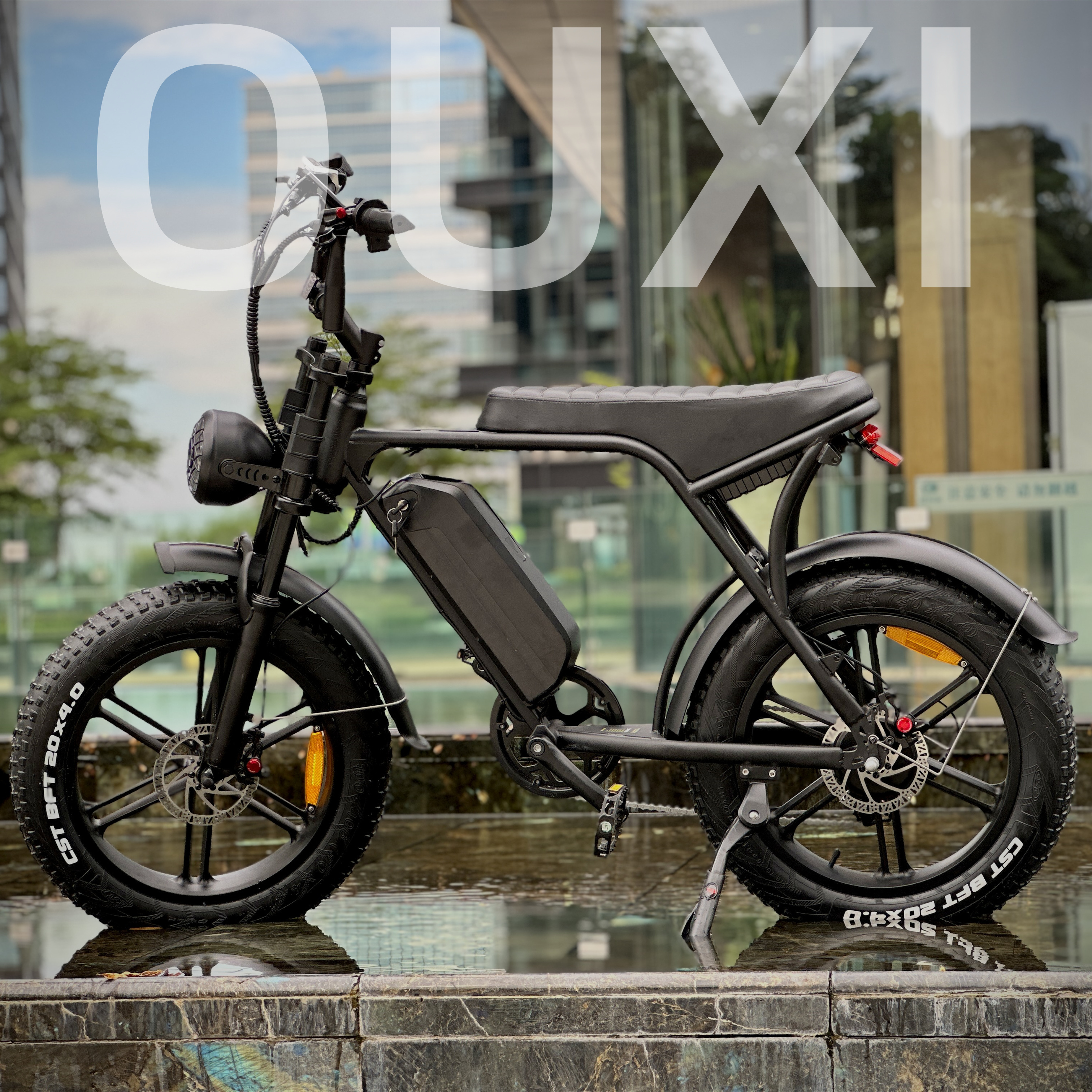 Original OUXI V8 ebike electric fat tire bike elektrisch fatbike electric bike 1000W e-bike 48V fat bike