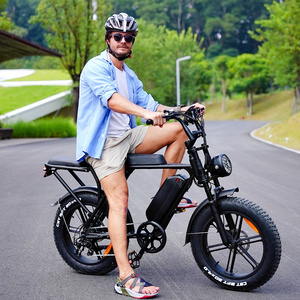 Cheap Price Shimano 7 speed 750w 1000w Long Range 20inch 50KM/H Ebike adult Fat Tire Electric beach Bike Fatbike in EU warehouse