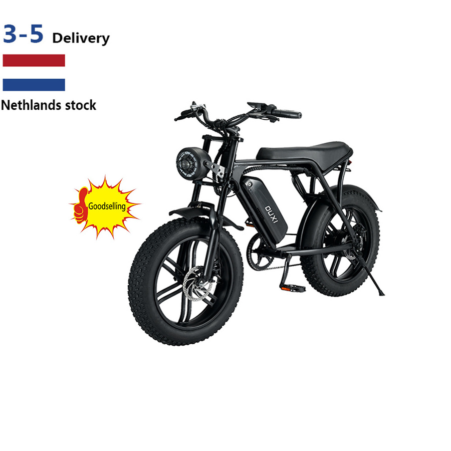 25km/h-50km/h electric fat bikes for adults Ouxi V8 fat tire e-bikes electric bicycle for adults e-bike from EU USA warehouse