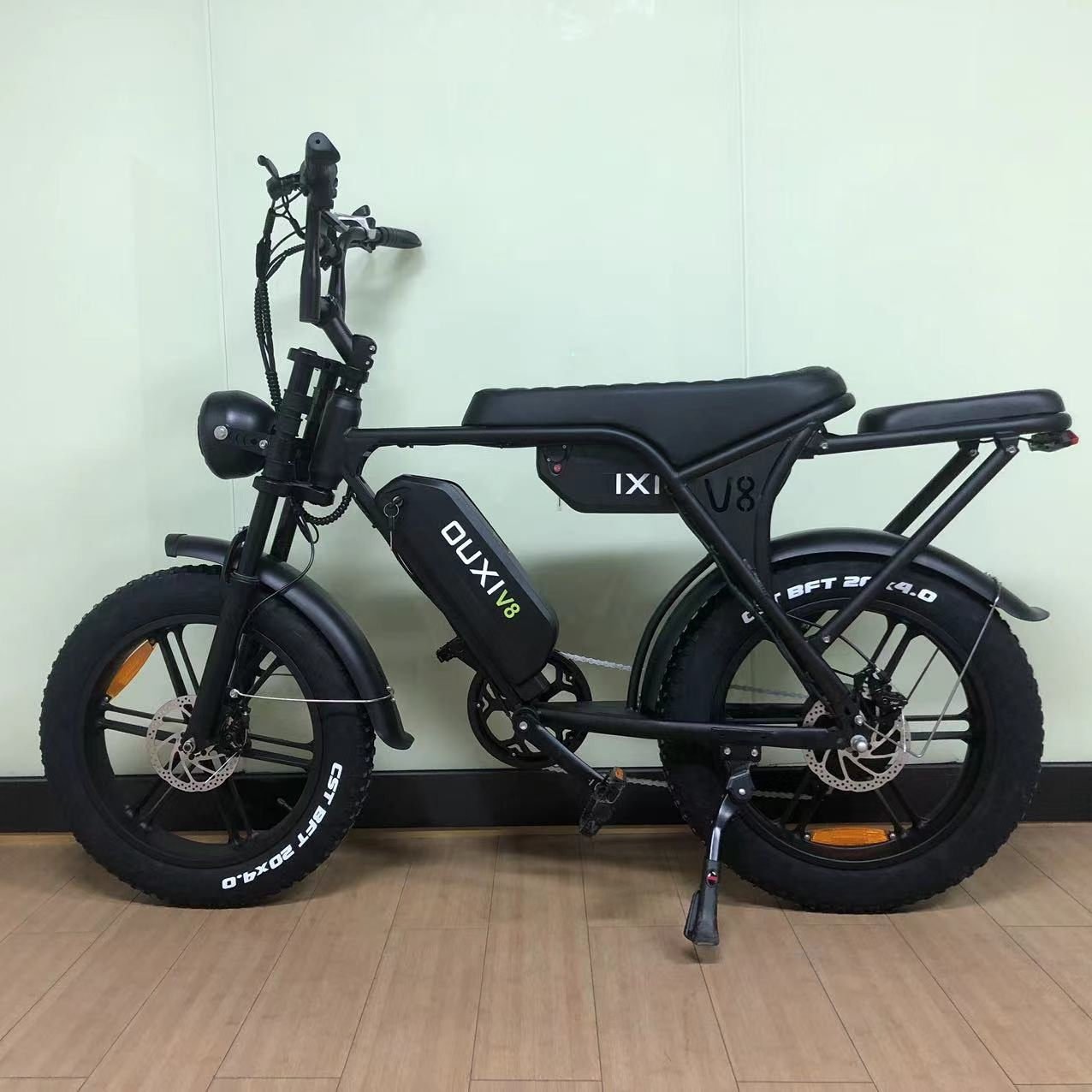 Factory OEM Double battery Dual Battery 30Ah Fat E-bike Ouxi Original V8 2.0 Fat Tire E-bike in EU Warehouse Fat E-bicycle 750w