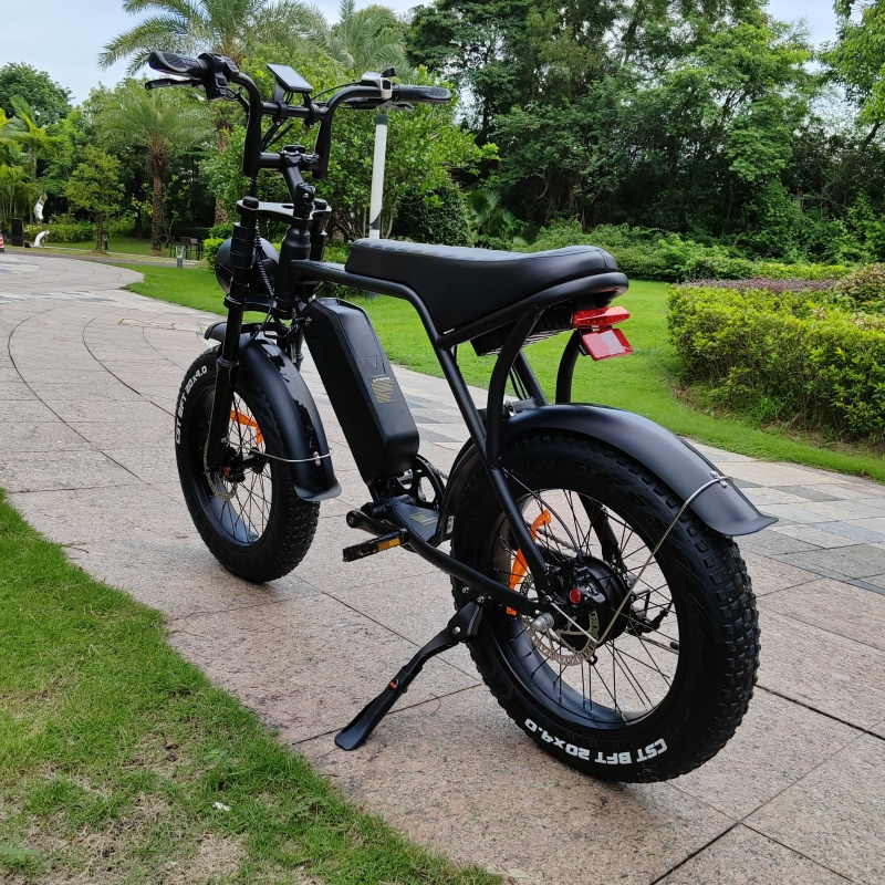 Ouxi V8 Aluminum Alloy 500W 48V 15Ah Dual batteries Dual Motors Full Suspension Fat Ebike electric bike