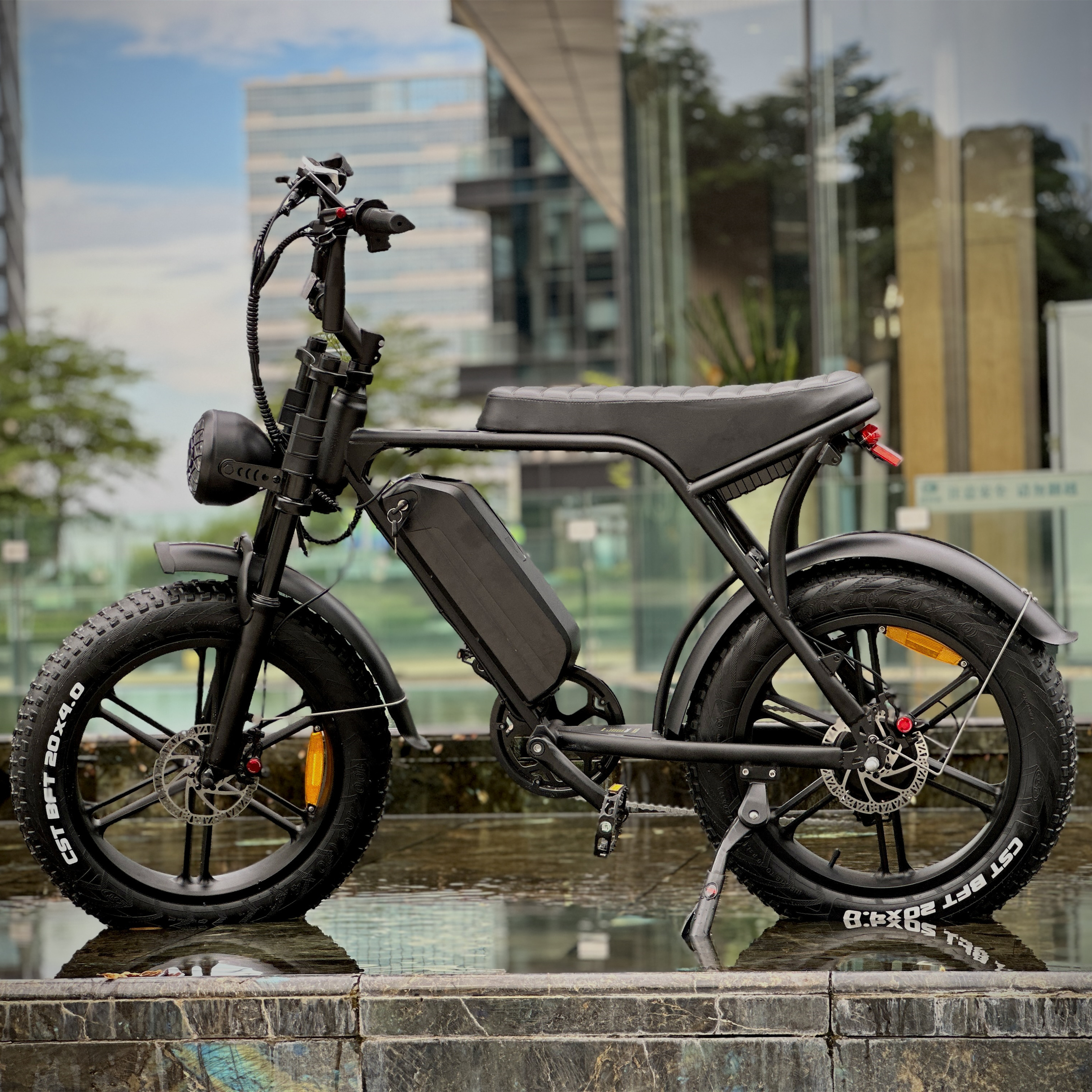 Original OUXI V8 ebike electric fat tire bike elektrisch fatbike electric bike 1000W e-bike 48V fat bike